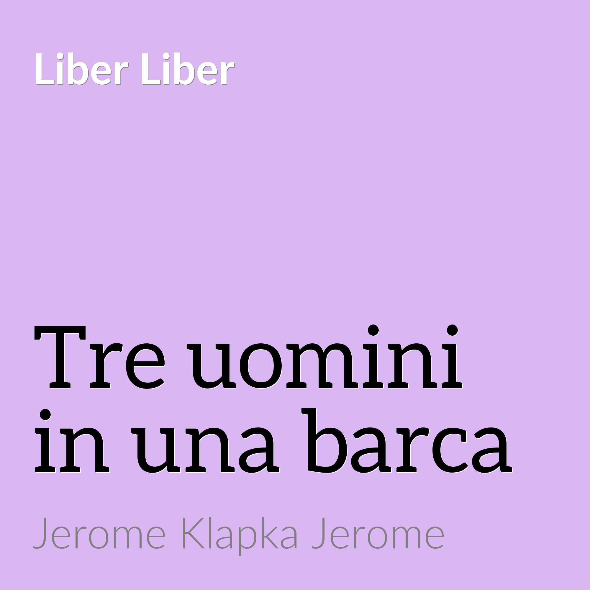 Tre uomini in una barca